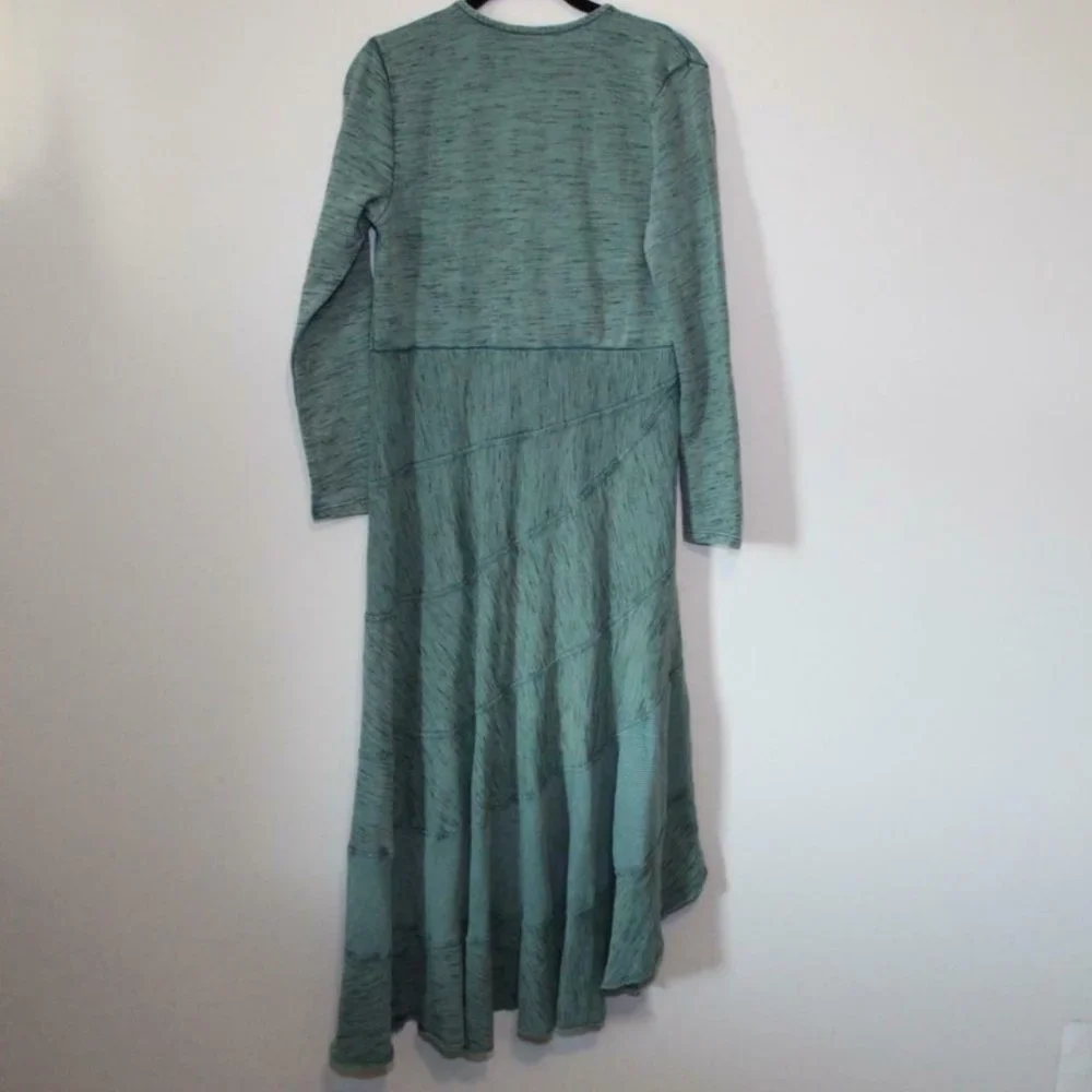 Soft Surroundings Thermal Duster Long Cardigan Green Size PS Petite S H12771 - Picture 11 of 16